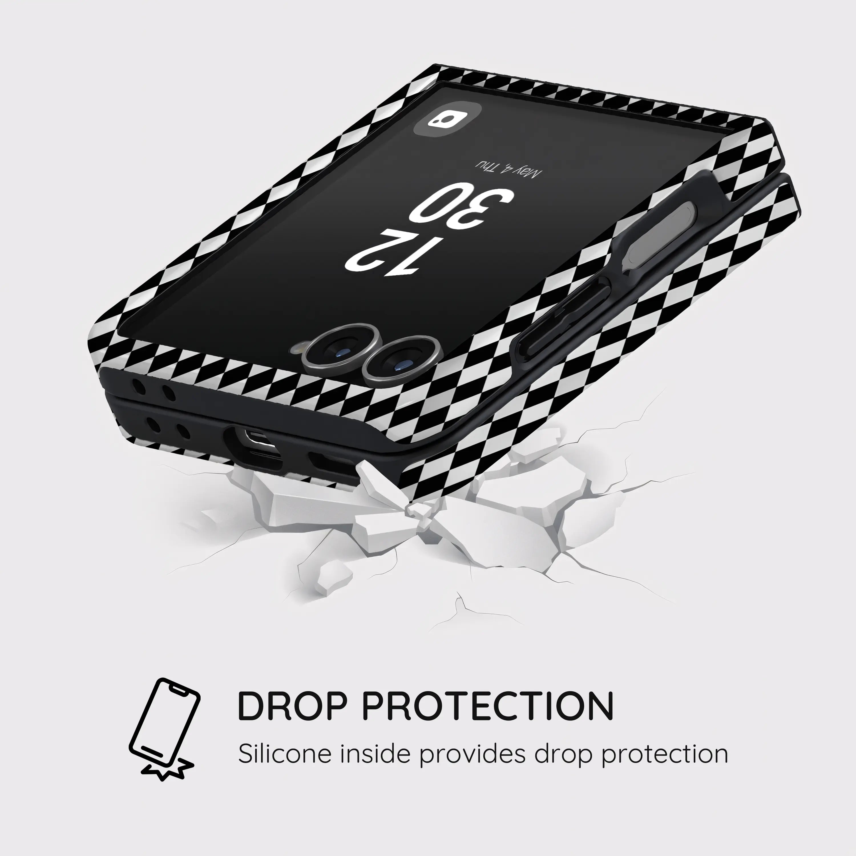 Noir Diamonds - Samsung Galaxy Z Flip 7 Case