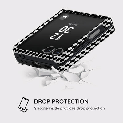 Noir Diamonds - Samsung Galaxy Z Flip 7 Case