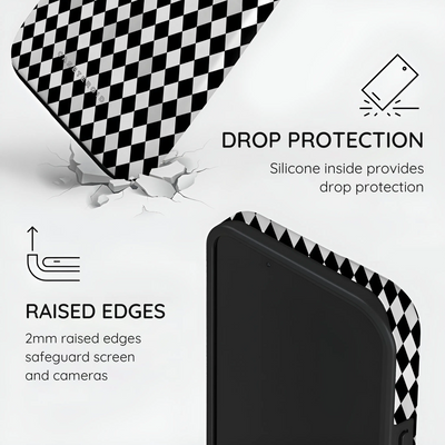 Noir Diamonds - iPhone 14 Case