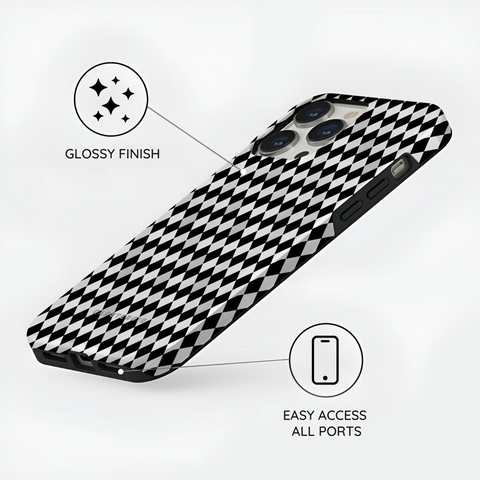Noir Diamonds - iPhone 14 Pro Max Case