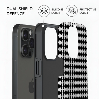Noir Diamonds - iPhone 15 Pro Case