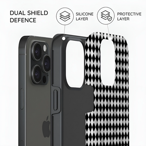 Noir Diamonds - iPhone 15 Pro Case