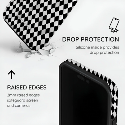 Noir Diamonds - iPhone 15 Pro Case