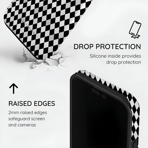 Noir Diamonds - iPhone 15 Pro Case