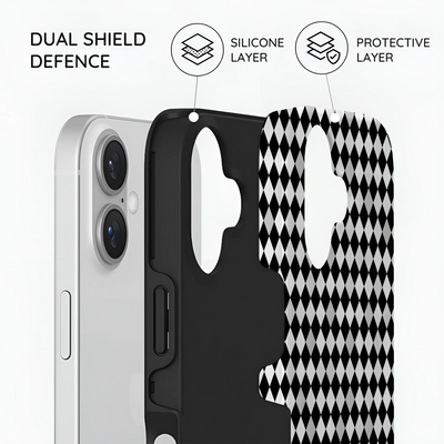 Noir Diamonds - iPhone 16 Case