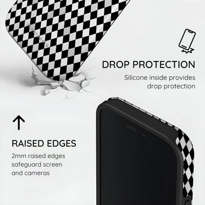 Noir Diamonds - iPhone 17 Case