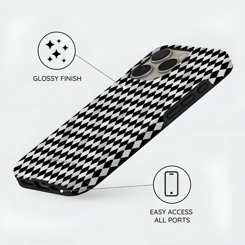 Noir Diamonds - iPhone 16 Pro Case