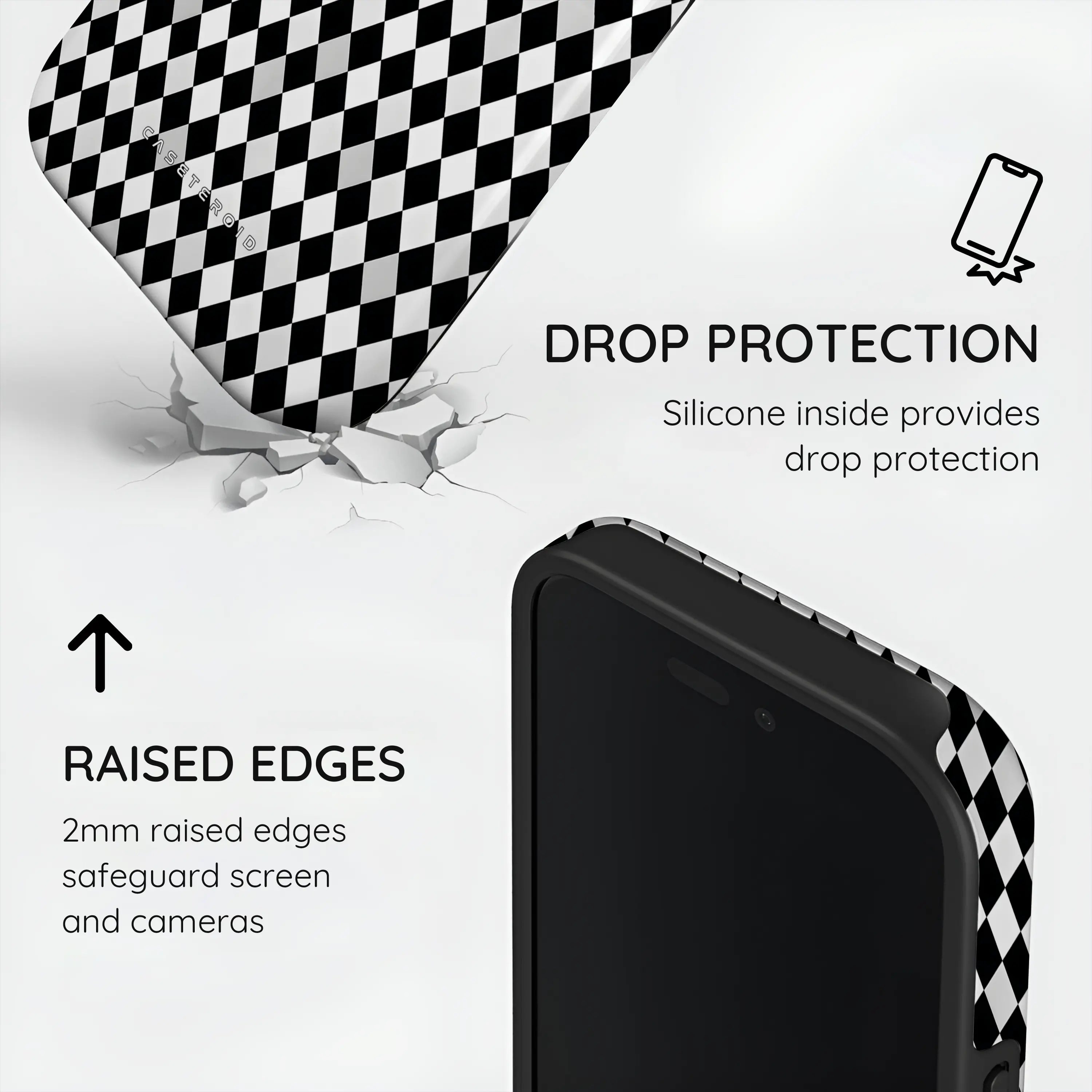 Noir Diamonds - iPhone 17 Pro Case