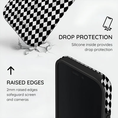 Noir Diamonds - iPhone 17 Pro Case