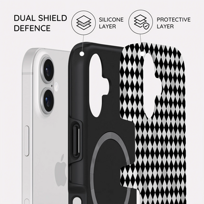Noir Diamonds - iPhone 17 Case