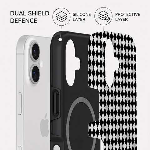 Noir Diamonds - iPhone 17 Case