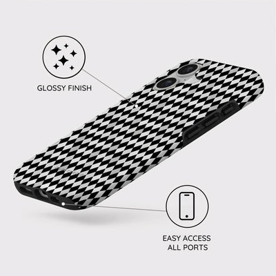 Noir Diamonds - iPhone 17 Case