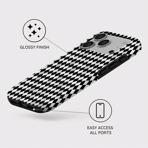 Noir Diamonds - iPhone 17 Pro Case