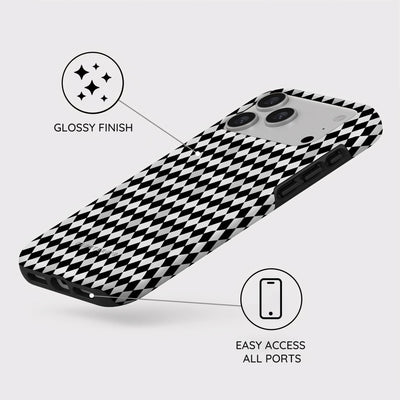 Noir Diamonds - iPhone 17 Pro Max Case