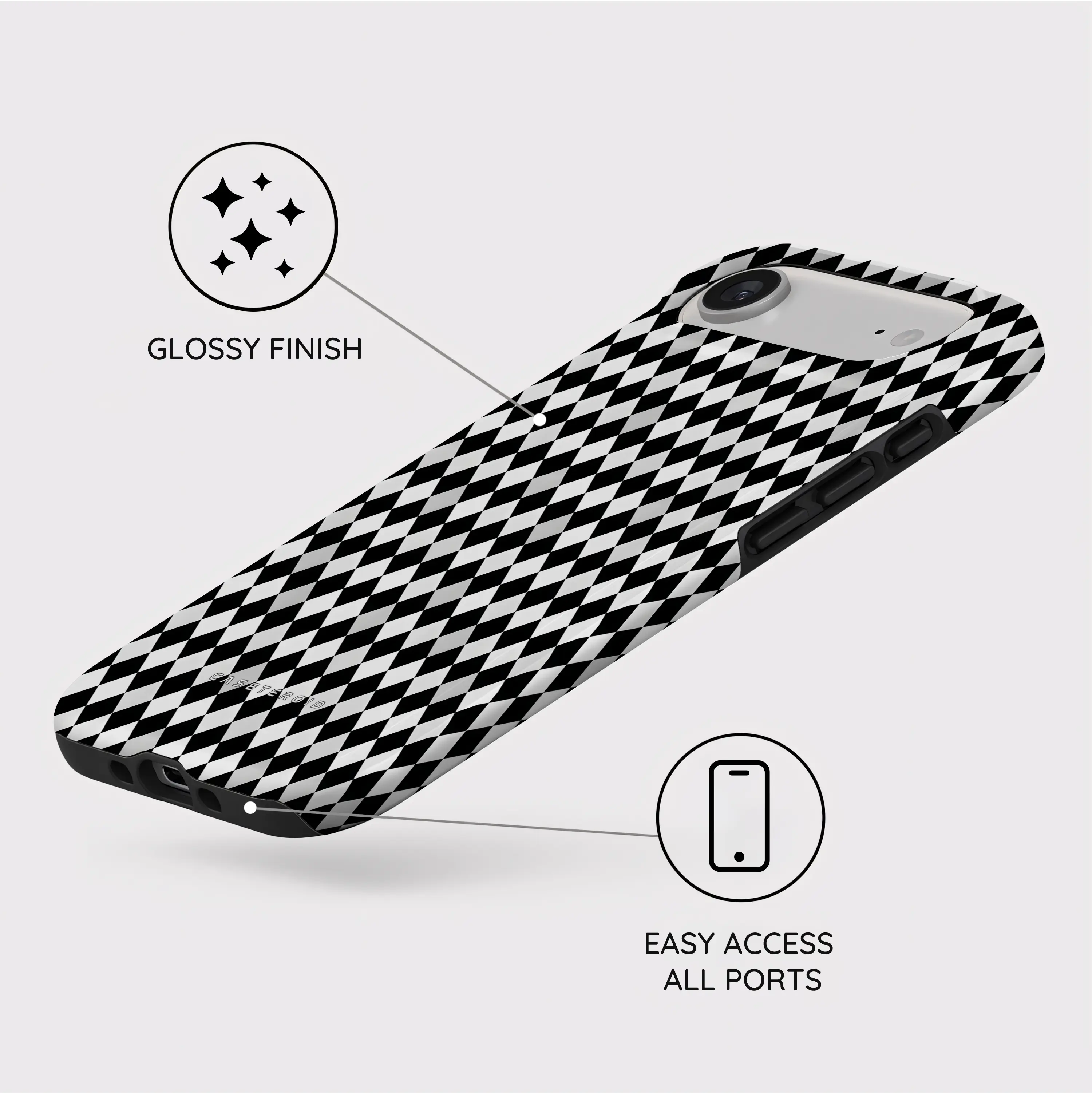 Noir Diamonds - iPhone Air Case