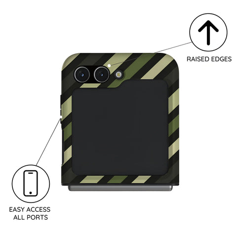 Olive Command - Samsung Galaxy Z Flip 5 Case