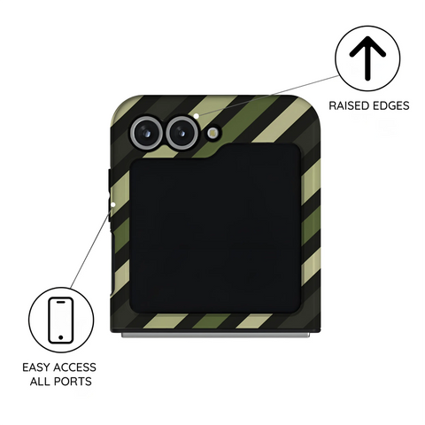 Olive Command - Samsung Galaxy Z Flip 6 Case