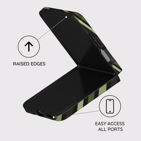 Olive Command - Samsung Galaxy Z Flip 7 Case