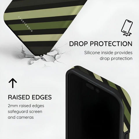 Olive Command - iPhone 15 Pro Case