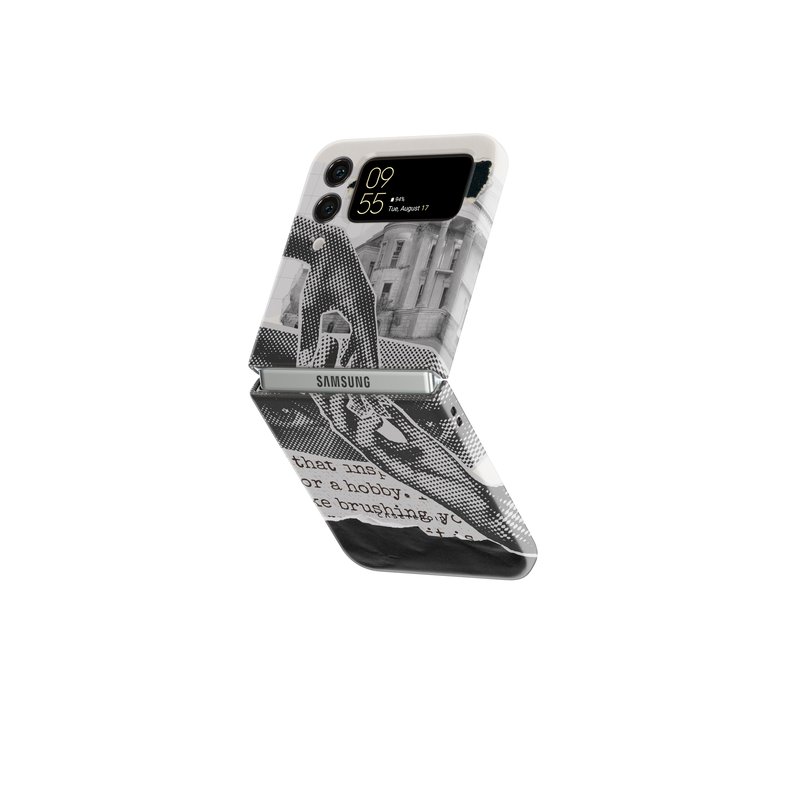 Samsung Galaxy  Z Flip 3 Tough Case - Origami Canvas - CASETEROID