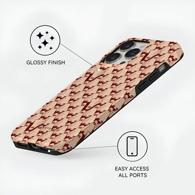 Oxblood Phantoms - iPhone 14 Pro Case