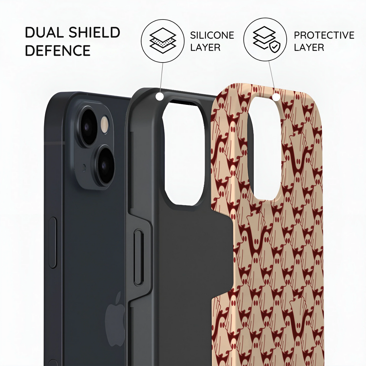 Oxblood Phantoms - iPhone 14 Case
