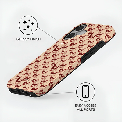 Oxblood Phantoms - iPhone 16 Case