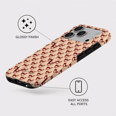 Oxblood Phantoms - iPhone 18 Pro Case