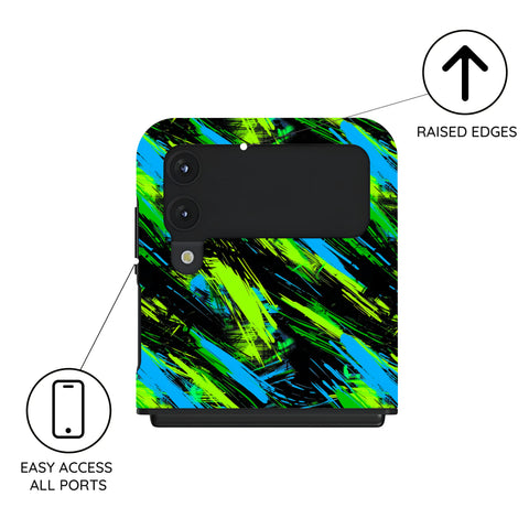 Paint Rush - Samsung Galaxy Z Flip 4 Case