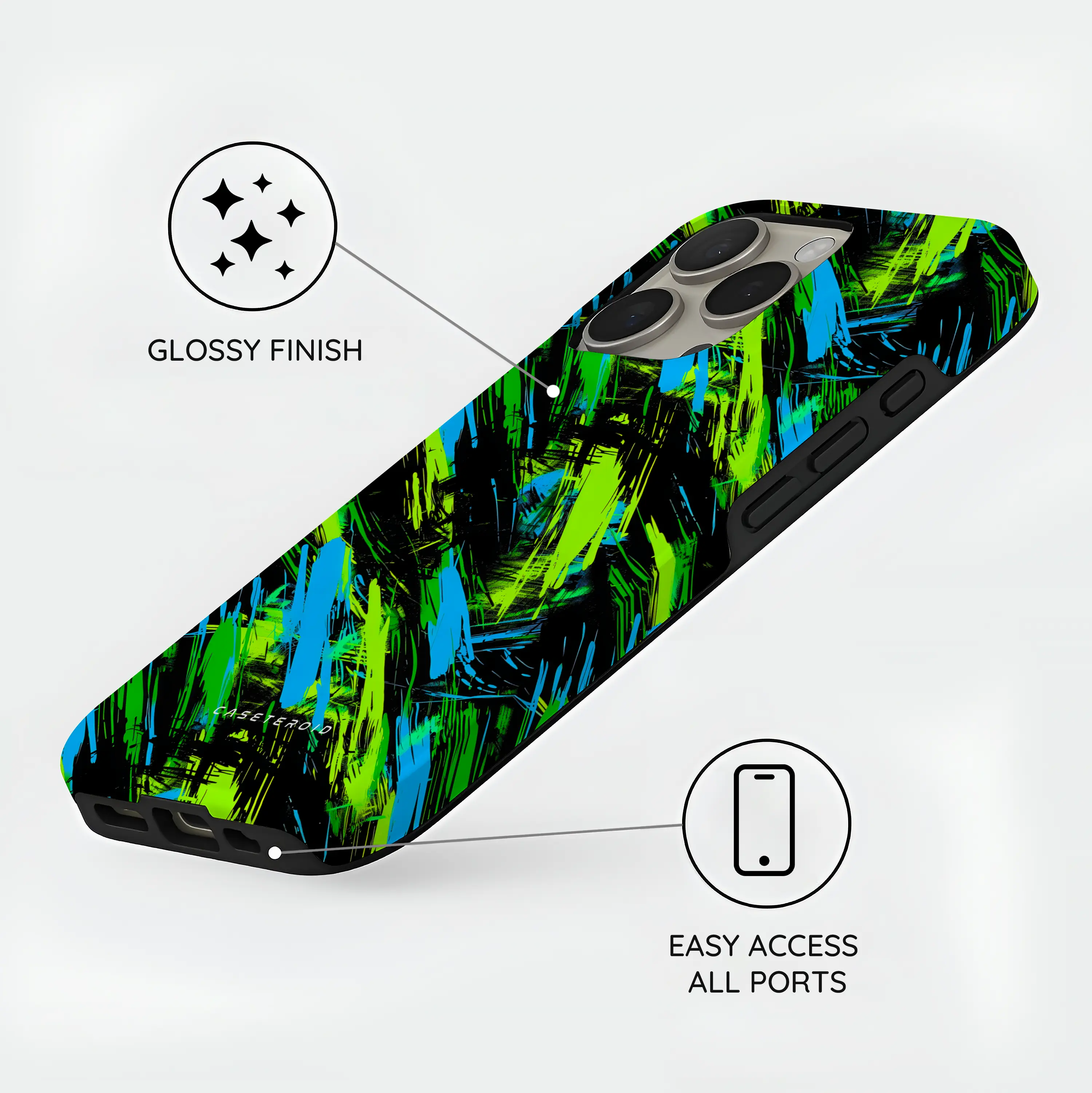 Paint Rush - iPhone 16 Pro Case