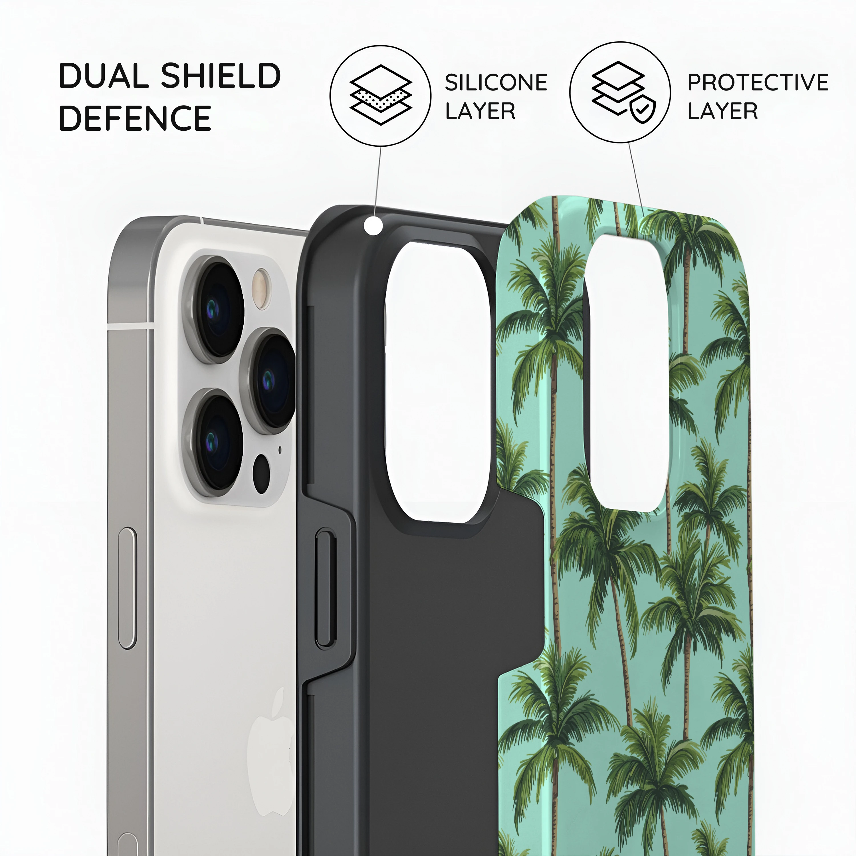 Palm Paradise - iPhone 14 Pro Case