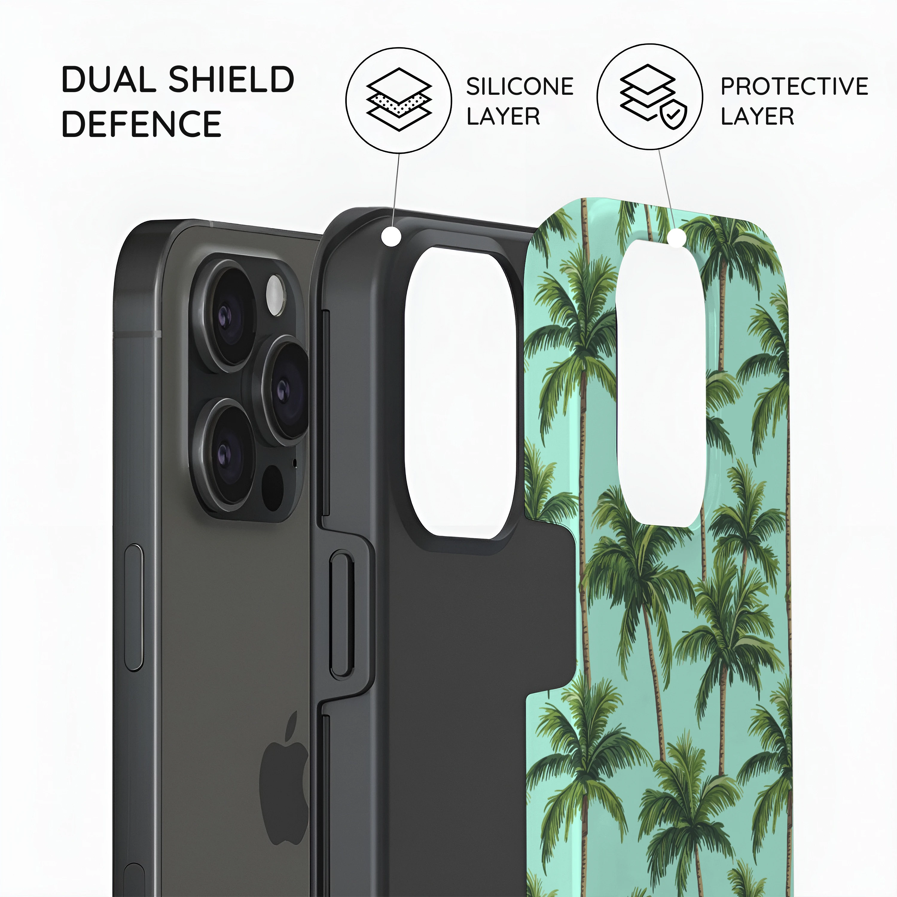 Palm Paradise - iPhone 15 Pro Max Case