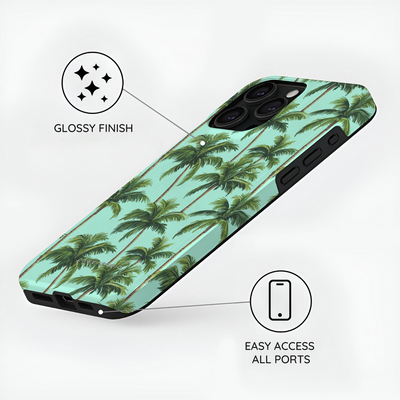 Palm Paradise - iPhone 15 Pro Max Case