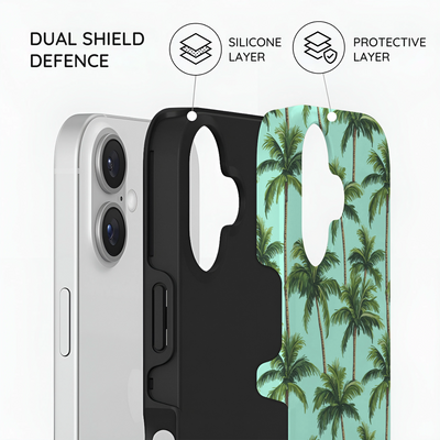 Palm Paradise - iPhone 16 Plus Case