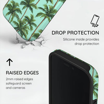 Palm Paradise - iPhone 16 Plus Case