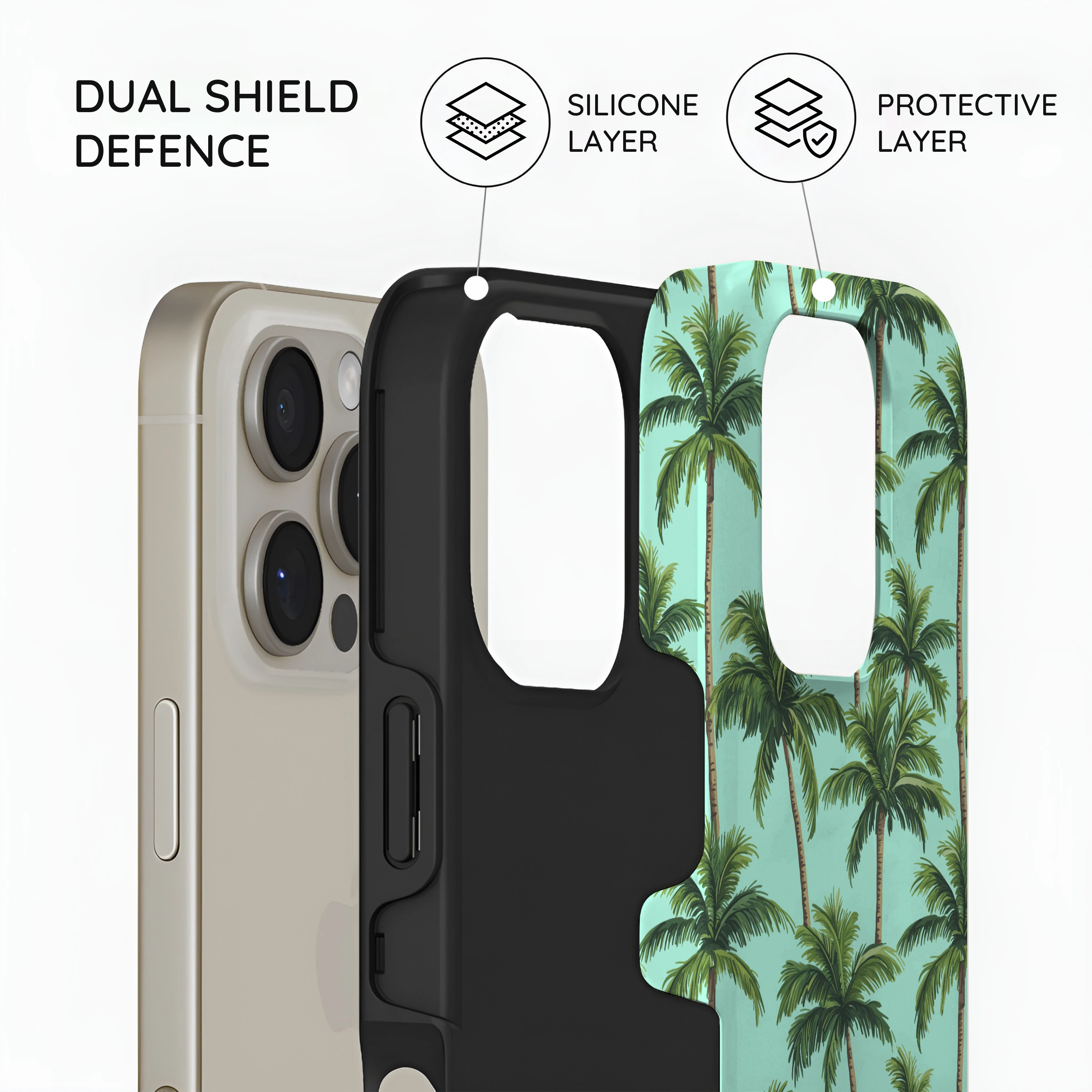 Palm Paradise - iPhone 16 Pro Case