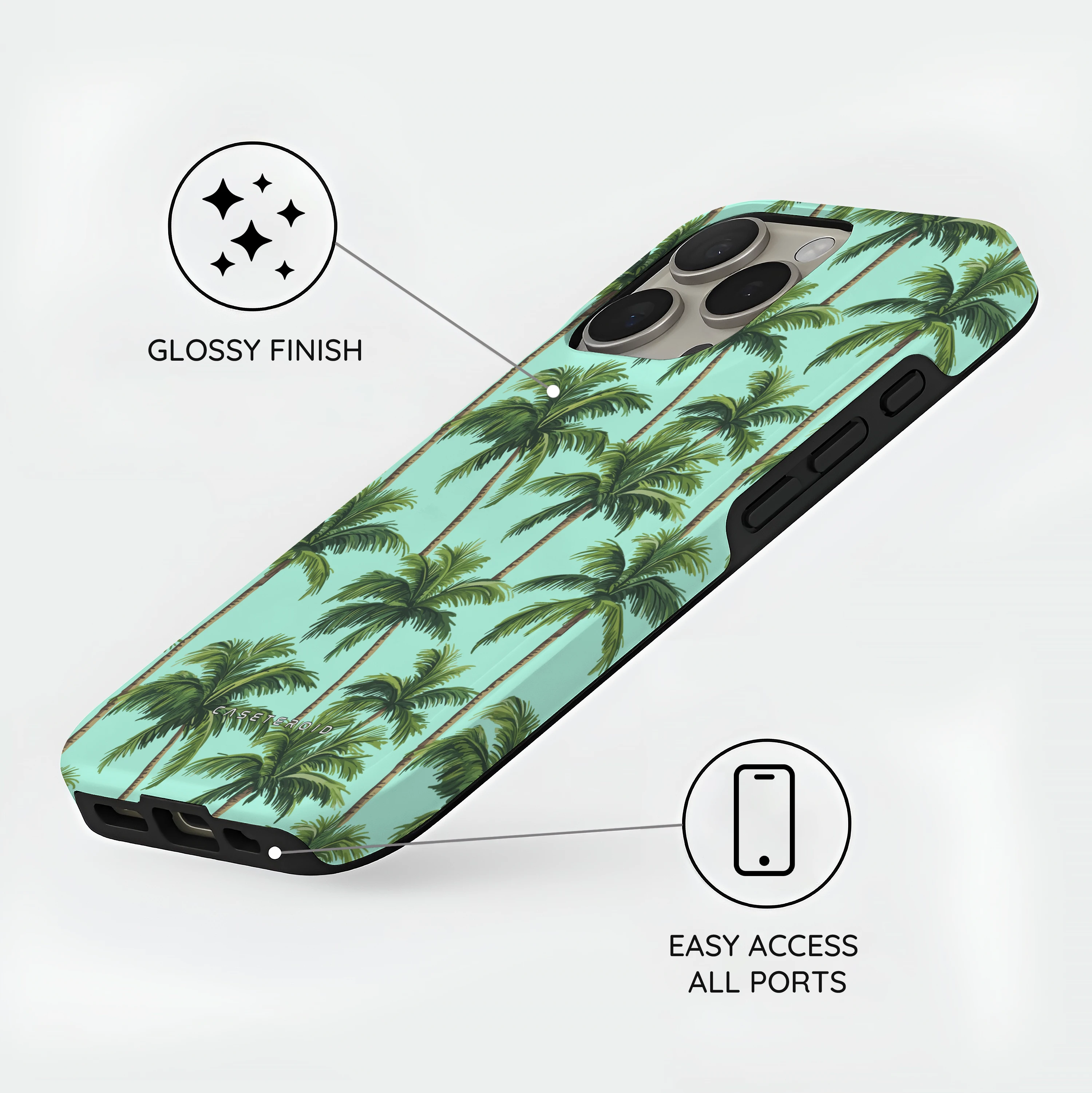 Palm Paradise - iPhone 16 Pro Case