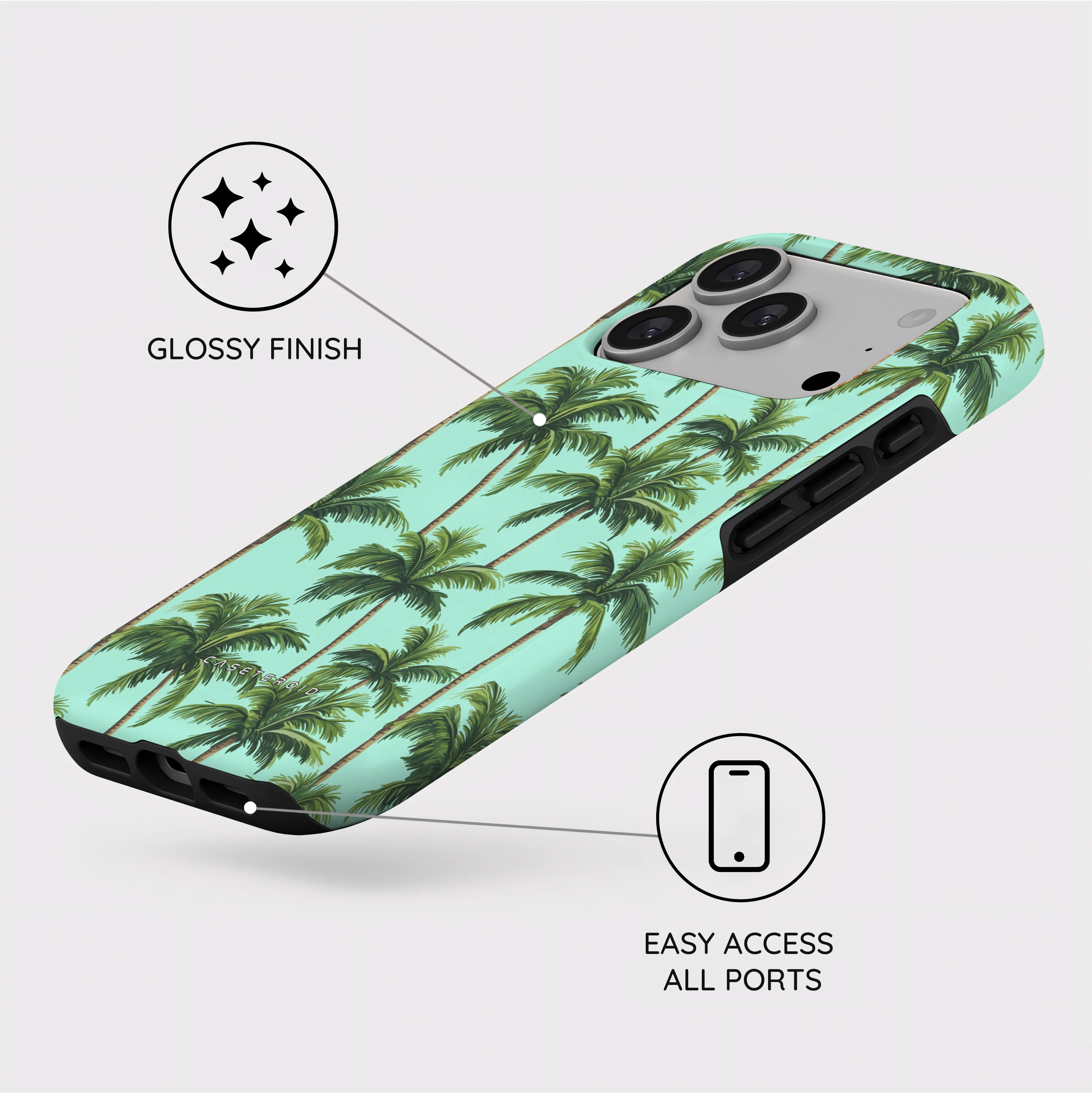Palm Paradise - iPhone 17 Pro Case