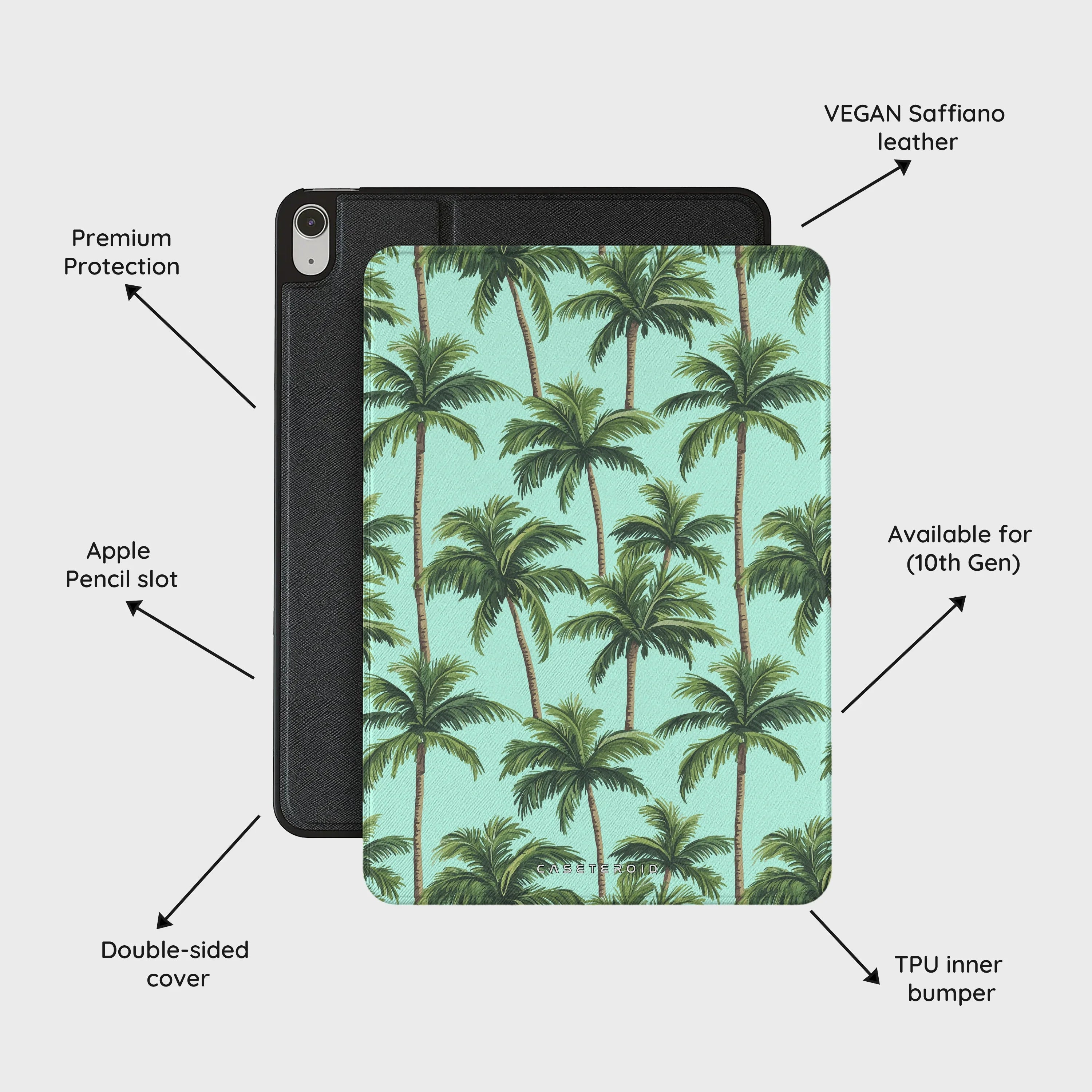Palm Paradise - iPad 10.9 (10th Gen) Case