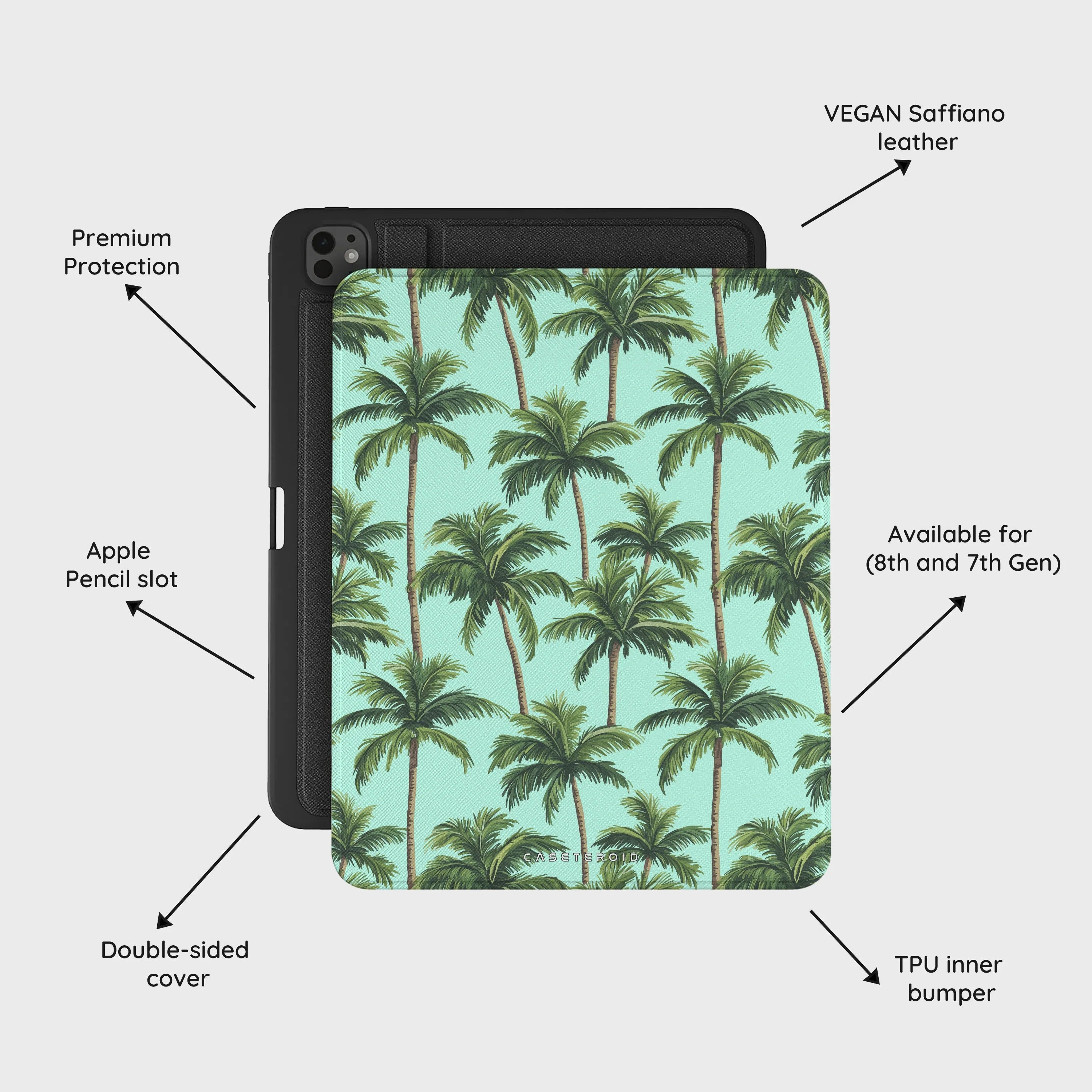 Palm Paradise - iPad Pro 13 (8th/7th Gen) Case