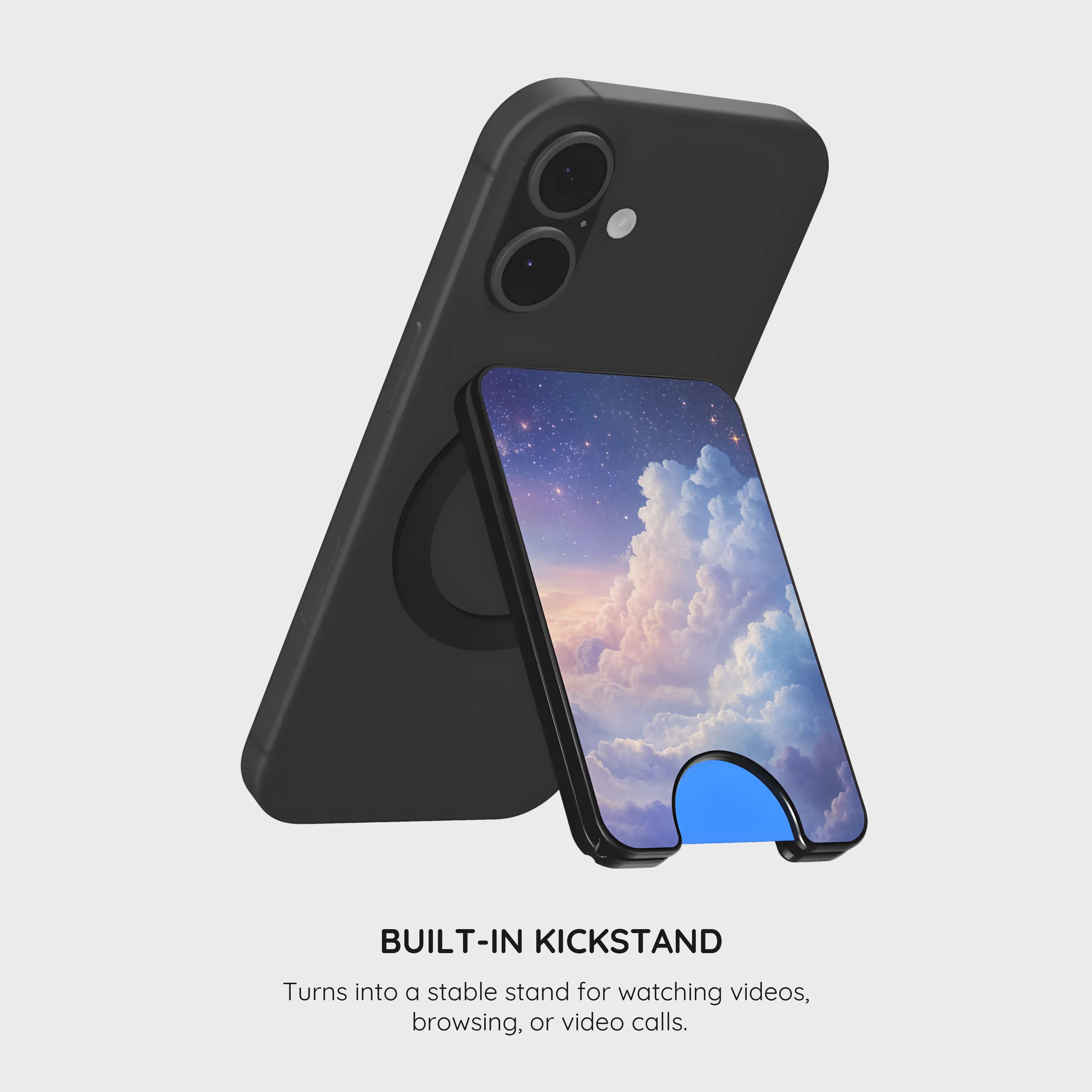 Pastel Dreamscape - Magnetic Wallet & Stand