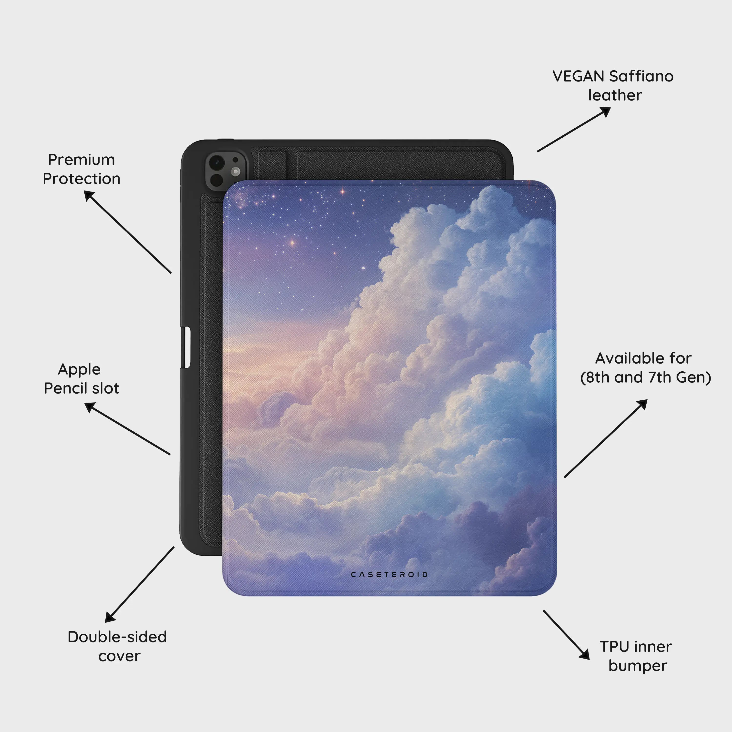 Pastel Dreamscape - iPad Pro 13 (8th/7th Gen) Case
