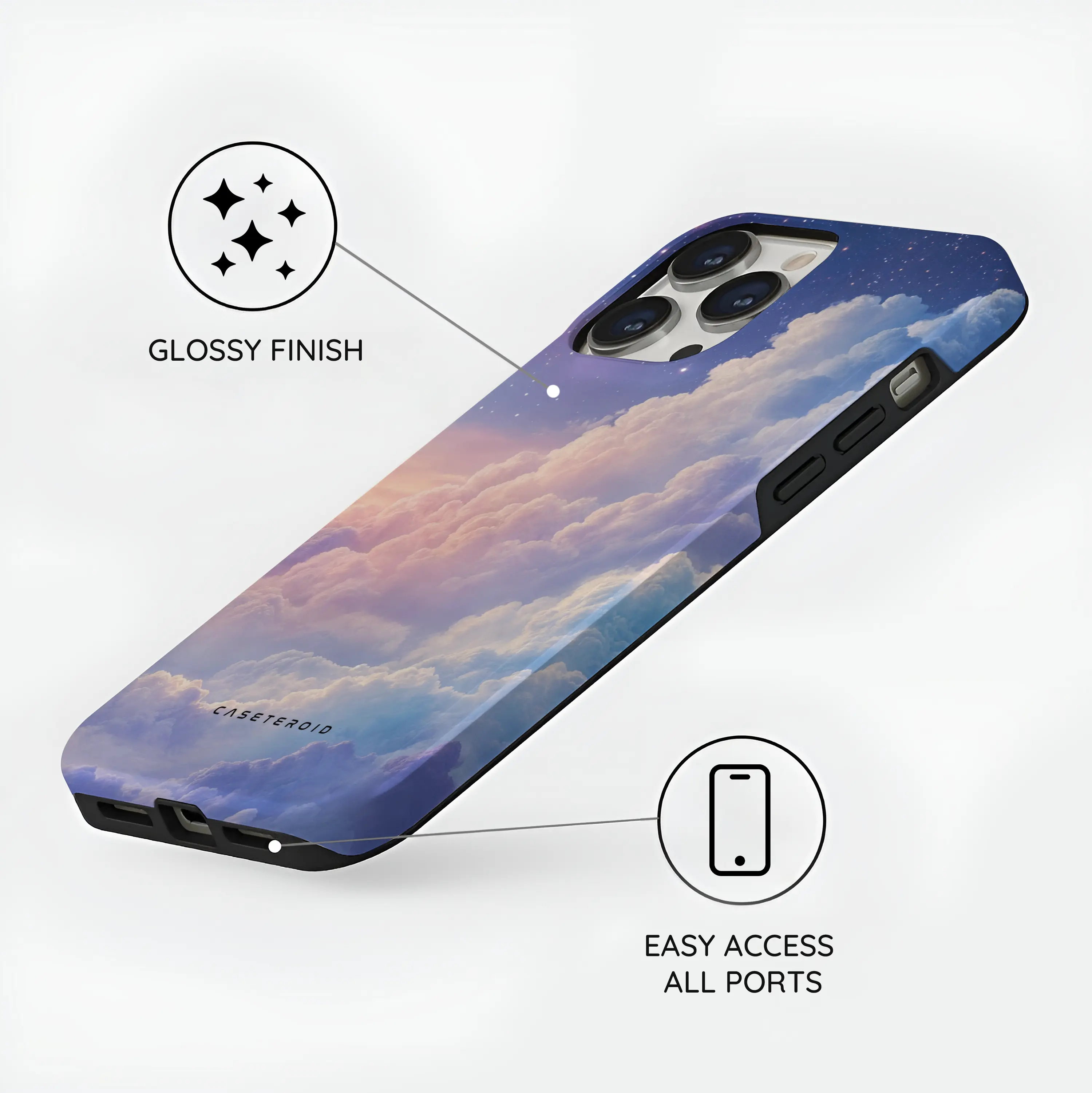 Pastel Dreamscape - iPhone 14 Pro Case