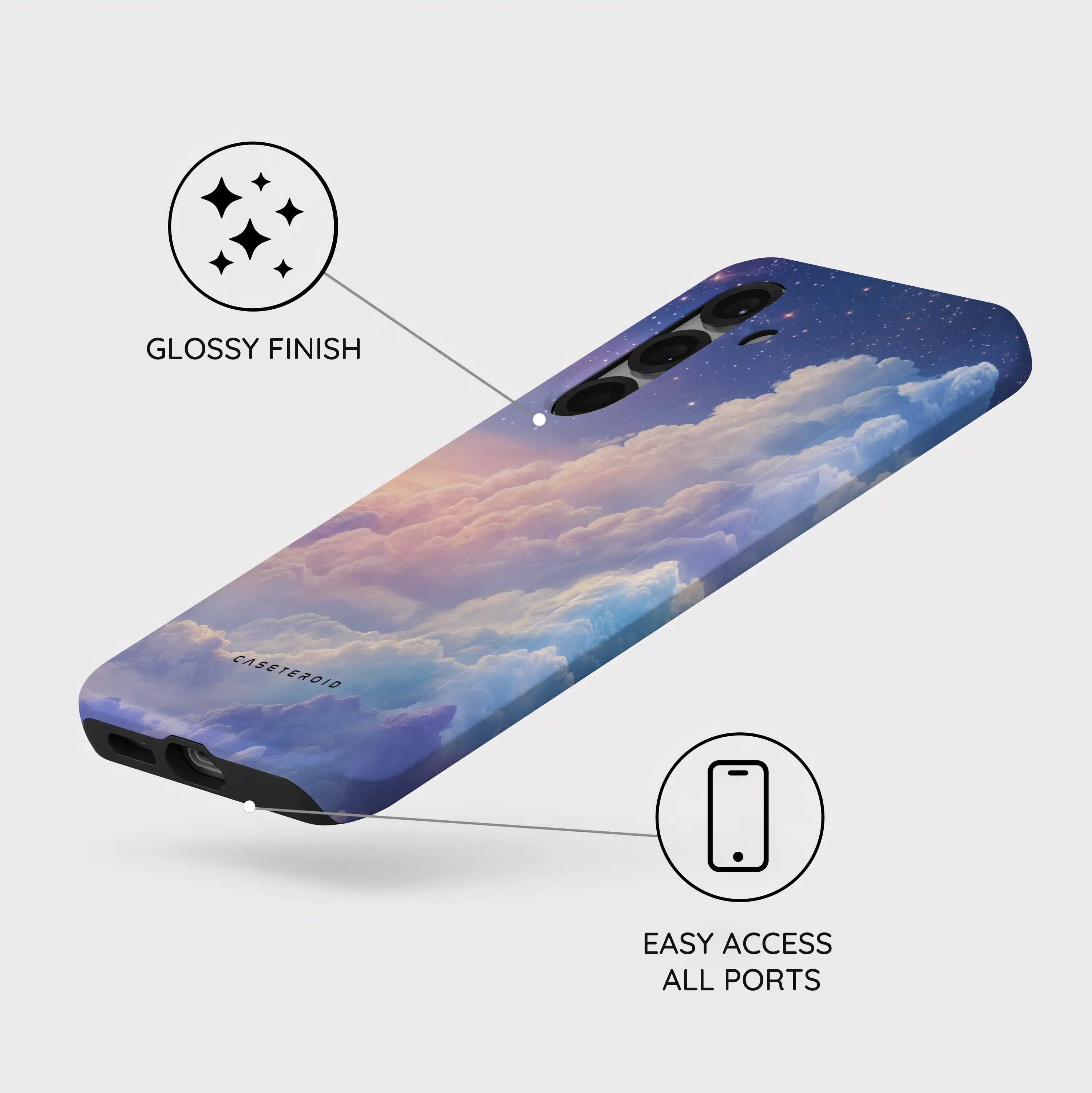 Pastel Dreamscape - Samsung Galaxy S25 Case