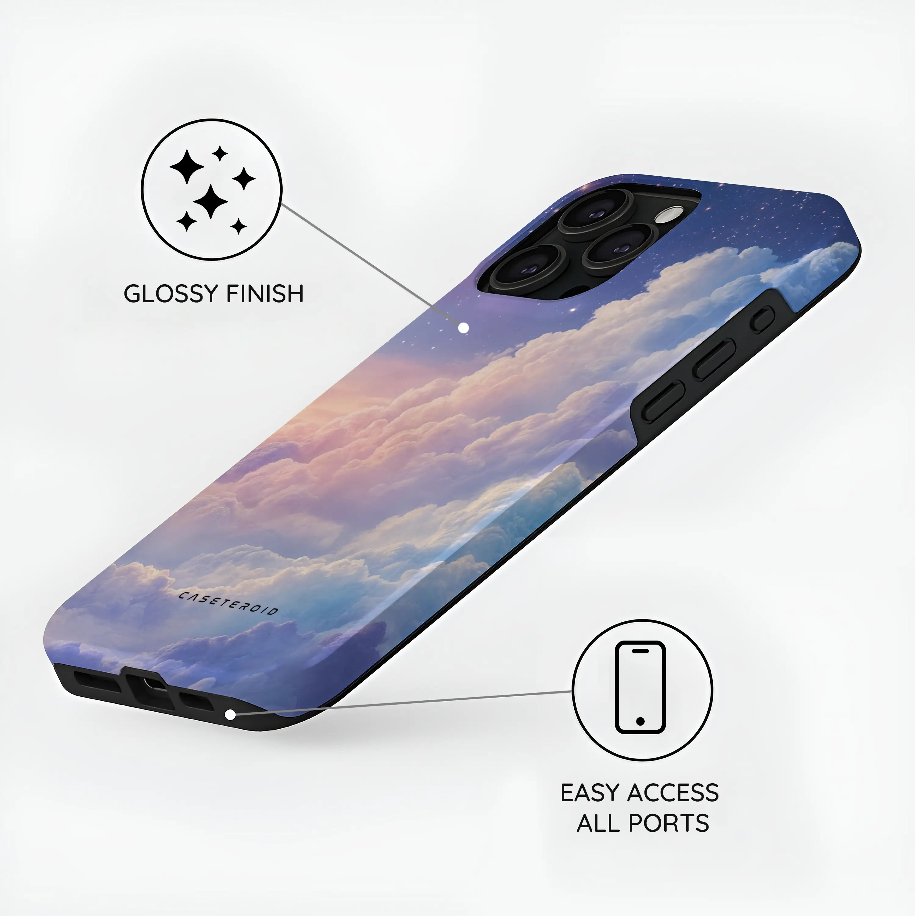 Pastel Dreamscape - iPhone 15 Pro Case