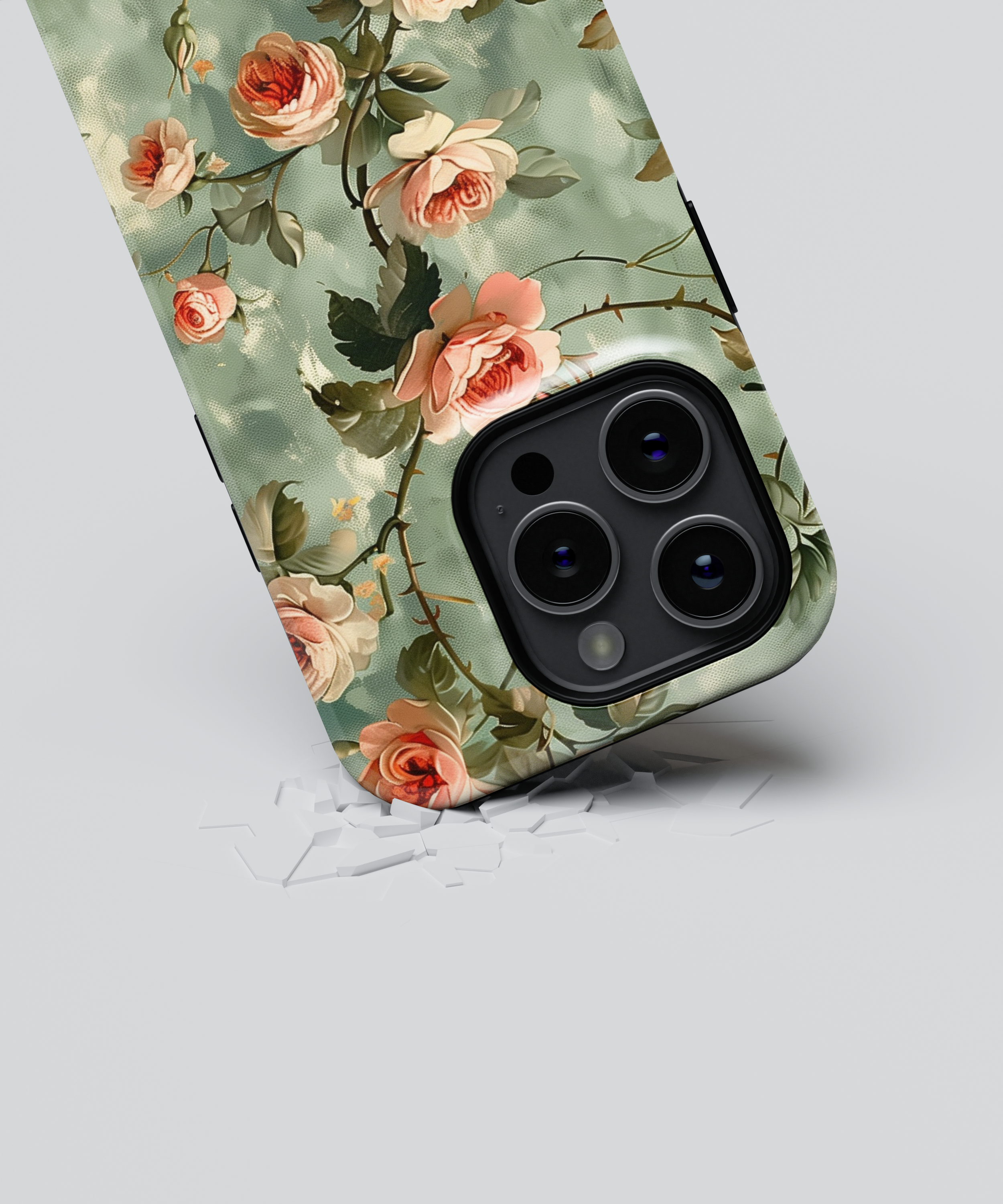 iPhone Tough Case with MagSafe - Petals Melody Garden - CASETEROID