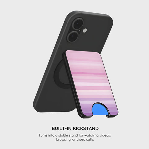 Pink Twilight - Magnetic Wallet & Stand