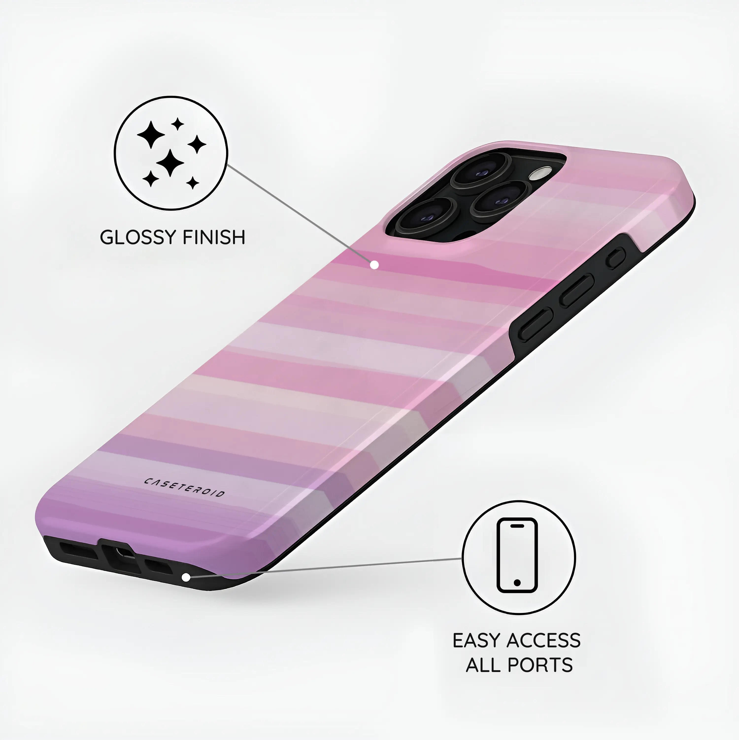Pink Twilight - iPhone 15 Pro Case