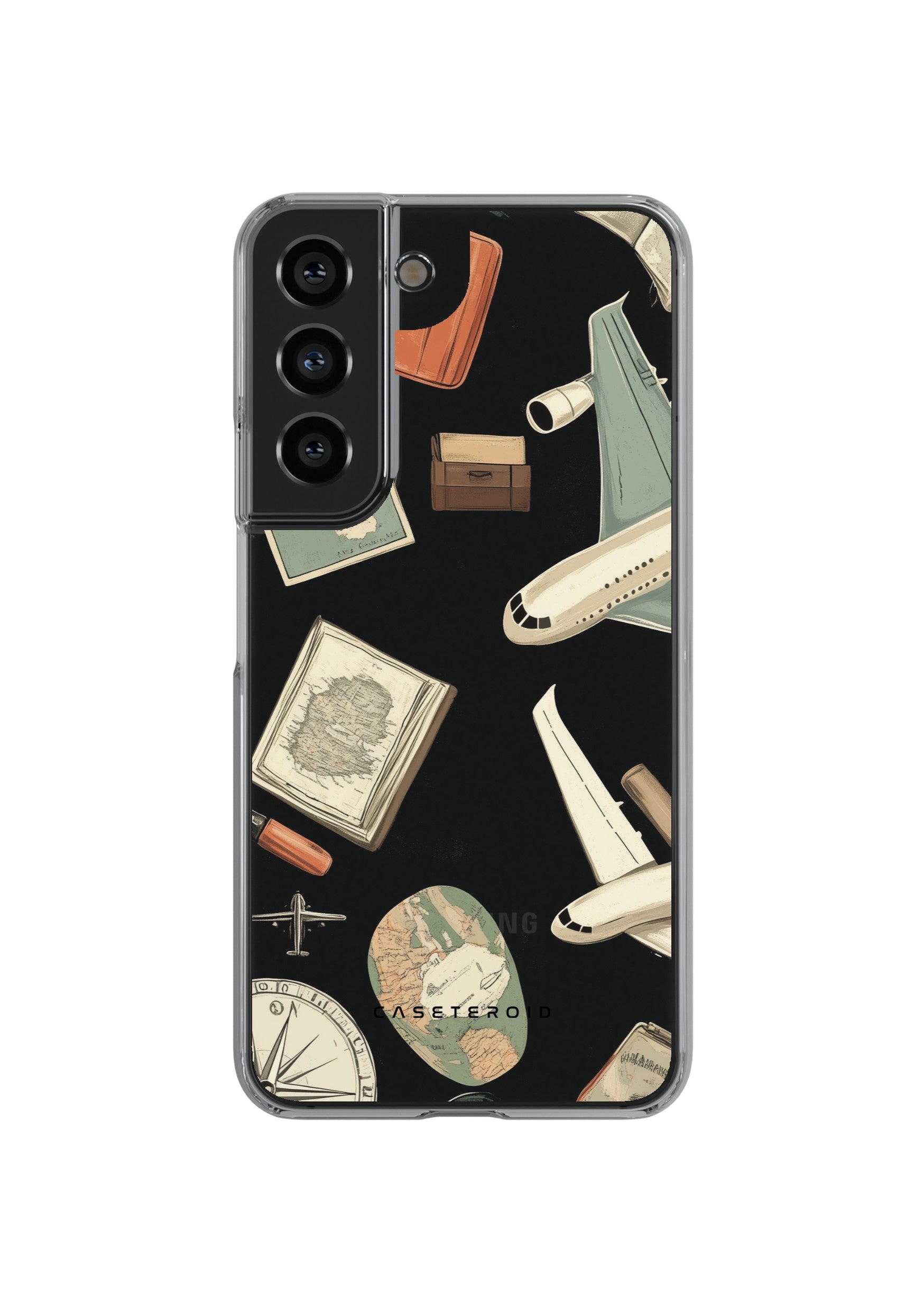 Samsung Clear Case - Timeless Traveler - CASETEROID