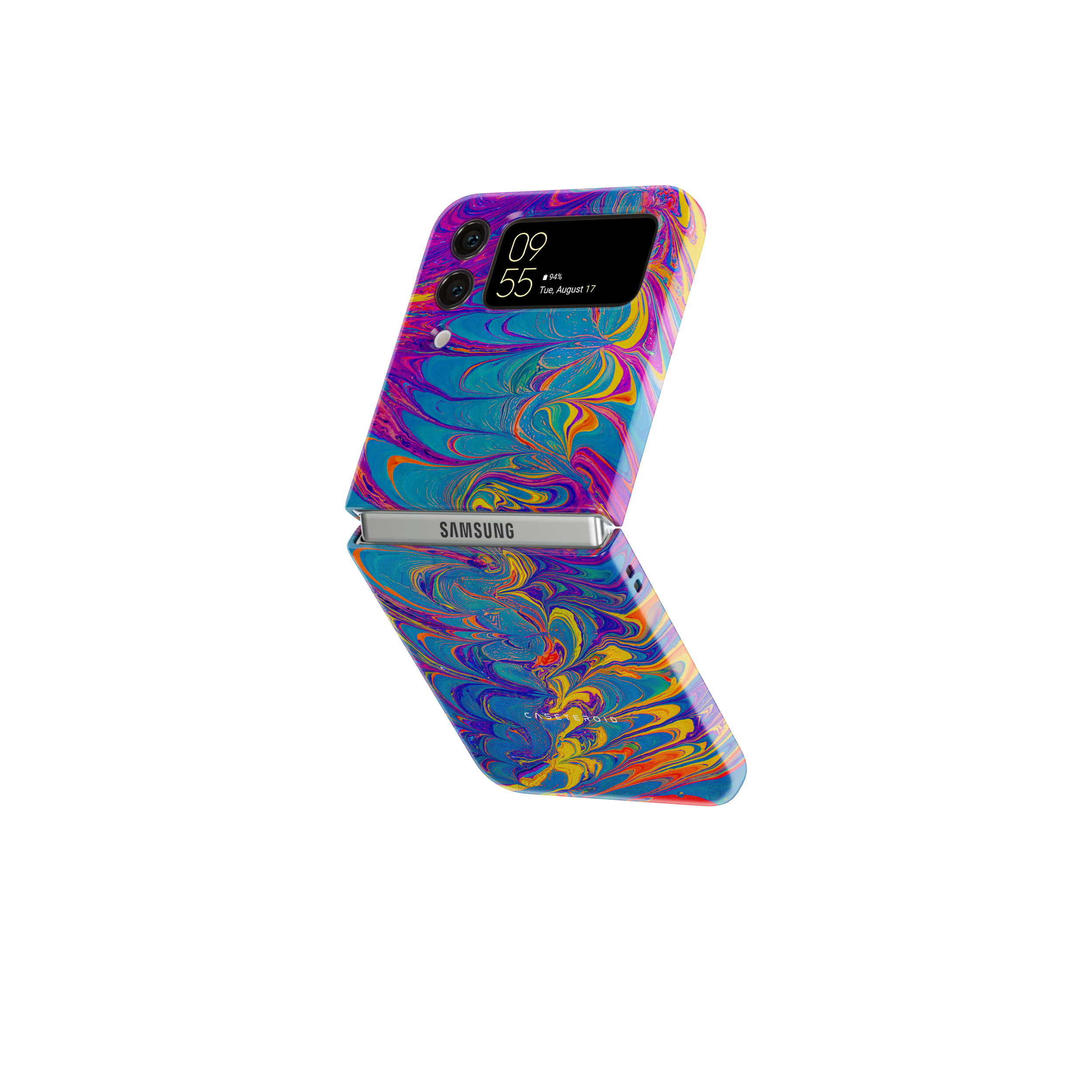 Samsung Galaxy Z Flip 5 Tough Case - Prismatic Mirage - CASETEROID